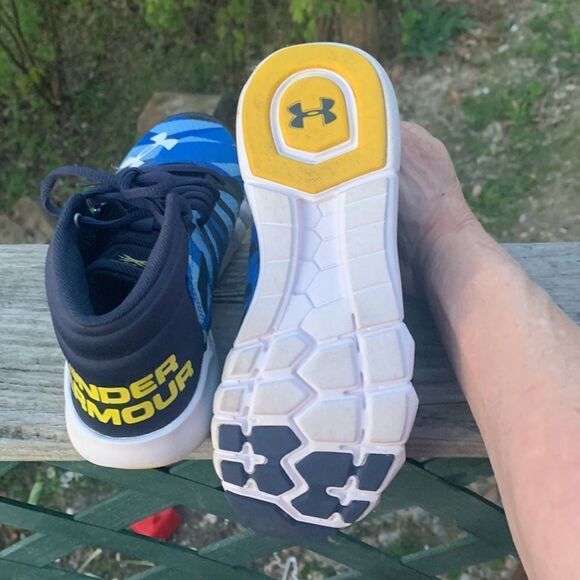 Under Armour  X Level destroyer sneakers Sz 3 Youth - Picture 4 of 8